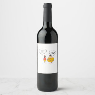 Rótulo De Garrafa De Cerveja Eu Te Amo Eu Te Amo Mais Amor Moderno Divertido