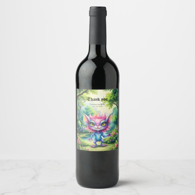 Rótulo De Garrafa De Cerveja Eu Venho em Paz… Provavelmente.  (Frente)