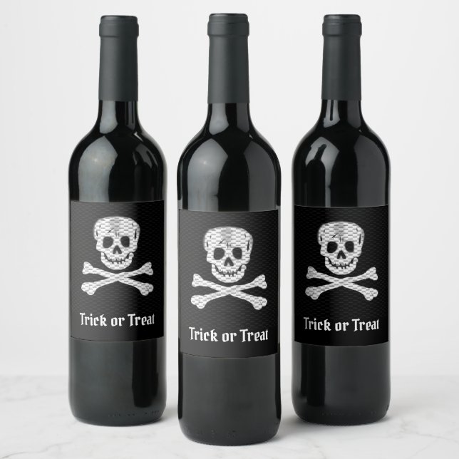 Rótulo De Garrafa De Cerveja Fale como um Dia Pirata e Halloween (Garrafas)