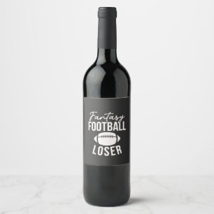 Rótulo De Garrafa De Cerveja Fantasia Engraçada de Futebol Perdido