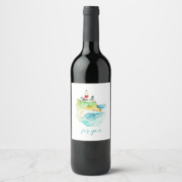 Rótulo De Garrafa De Cerveja Farol