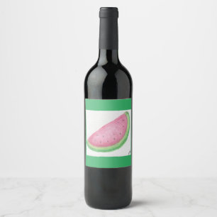 Rótulo De Garrafa De Cerveja Fatia de melancia