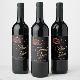 Rótulo De Garrafa De Cerveja Favor de garrafa de vinho Obrigado