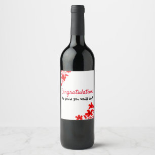 Rótulo De Garrafa De Cerveja Felicitações