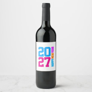 Rótulo De Garrafa De Cerveja Feliz Ano Novo 2027