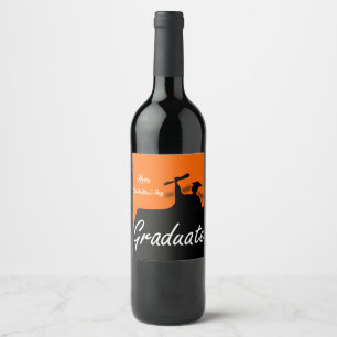 Rótulo De Garrafa De Cerveja Feliz Dia dos Graduações