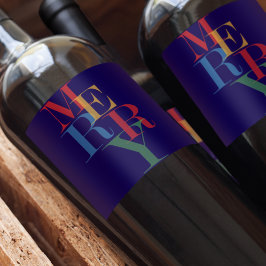 Rótulo De Garrafa De Cerveja Feliz moderna de tendências brilhante