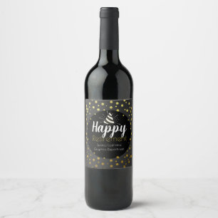 Rótulo De Garrafa De Cerveja Feliz Partido da Reforma Confetti