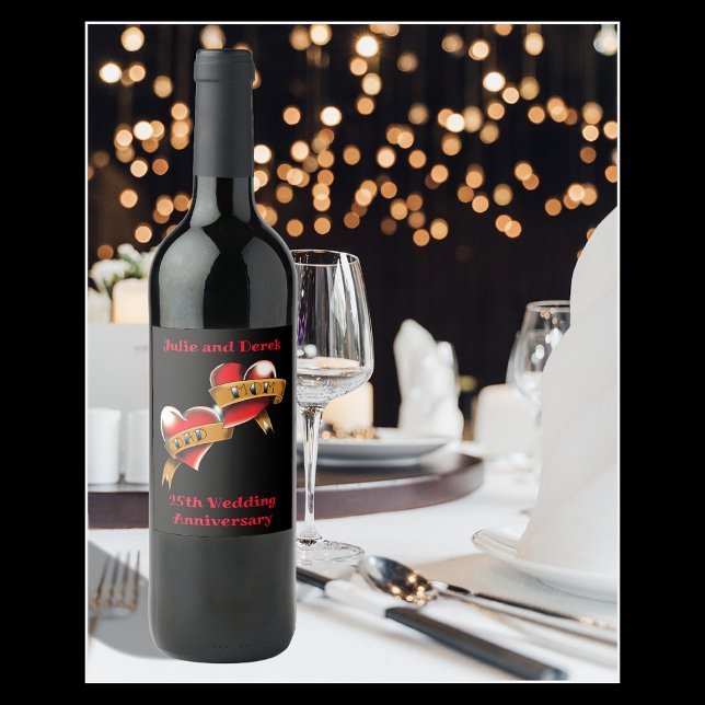 Rótulo De Garrafa De Cerveja Festa de Aniversário da Mãe e Dan (Criador carregado)