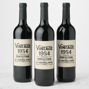 Rótulo De Garrafa De Cerveja Festa de aniversário de 70 anos vintage personaliz