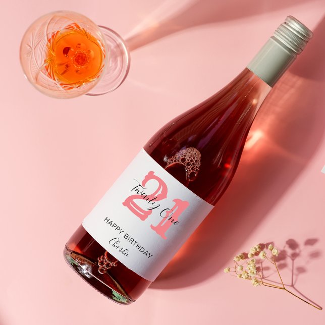 Rótulo De Garrafa De Cerveja Festa de aniversário personalizada 10ª 21rua 40ª 5 (Criador carregado)