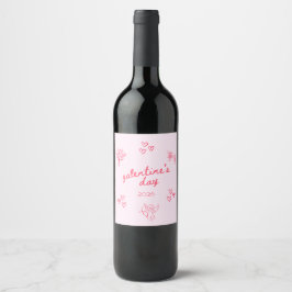 Rótulo De Garrafa De Cerveja Festa Galentine’s Day para Garotas
