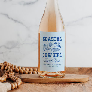 Rótulo De Garrafa De Cerveja Fim de Semana de Despedida de Solteira Cowgirl Cos