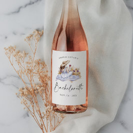 Rótulo De Garrafa De Cerveja Fim de Semana do Picnic Cottage Bachelorette