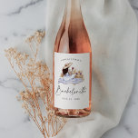 Rótulo De Garrafa De Cerveja Fim de Semana do Picnic Cottage Bachelorette<br><div class="desc">Este adorável piquenique de adoração inspirado em design é adorado com grama-prado e artigos de piquenique.</div>
