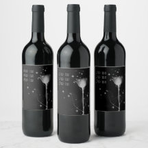 Flor de Raio-X Brilhante em Preto