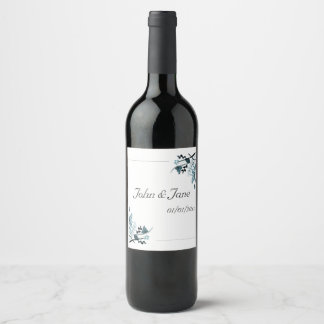 Rótulo De Garrafa De Cerveja Flor oriental