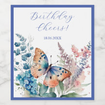 Flores e borboletas românticas