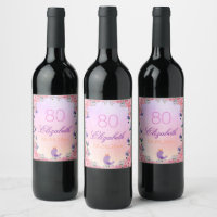 Flores violeta cor-de-rosa 80