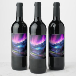 Rótulo De Garrafa De Cerveja Floresta Encantada