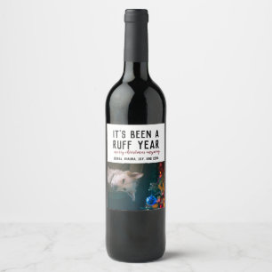 Rótulo De Garrafa De Cerveja Foto de Natal 2020 do Ruff