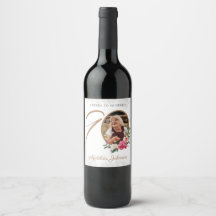 Foto personalizada Dourada de Aniversário Branco c