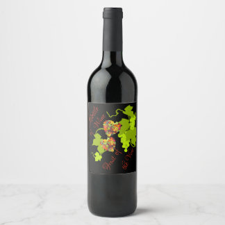 Rótulo De Garrafa De Cerveja Fruta da Vinha