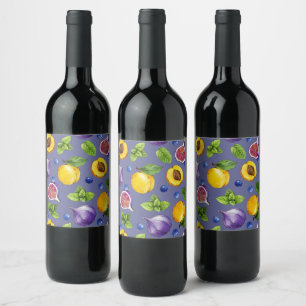 Rótulo De Garrafa De Cerveja Frutas de Verão