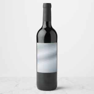 Rótulo De Garrafa De Cerveja Fundo de metal Faux Elegante escovado
