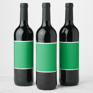 Rótulo De Garrafa De Cerveja Fundo Verde surpreendente com Design de borda bran