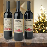 Rótulo De Garrafa De Cerveja Funny 2024 Vinho Glue Nos Segurando Caminhão Verme<br><div class="desc">Uma etiqueta de vinho engraçada que seus amigos e família vão adorar. Um caminhão vermelho carregando uma árvore de Natal na parte inferior da etiqueta. É usada tipografia moderna e manuscrita. Adicione o seu nome a este design.</div>