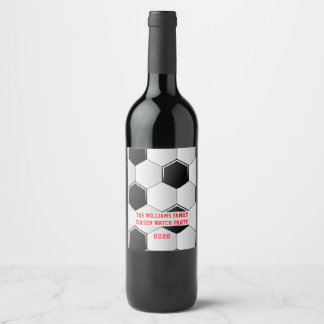 Rótulo De Garrafa De Cerveja Futebol Bola 2026 Festa de Futebol