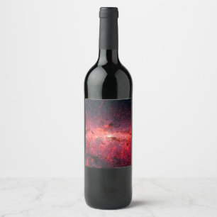 Rótulo De Garrafa De Cerveja Galáxia Via Láctea