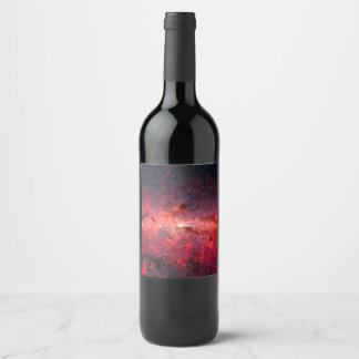 Rótulo De Garrafa De Cerveja Galáxia Via Láctea