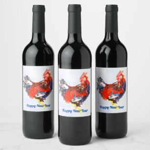 Rótulo De Garrafa De Cerveja galináceo masculino, galináceo personalizado