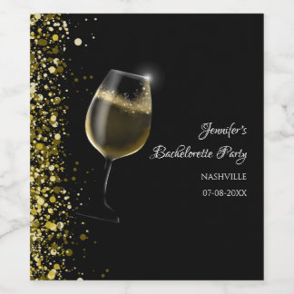 Rótulo De Garrafa De Cerveja Garotas, fim de semana, festa de solteira ouro gan