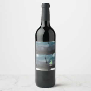 Rótulo De Garrafa De Cerveja Garra de Capim-de-Halloween e Ursa-Aranha