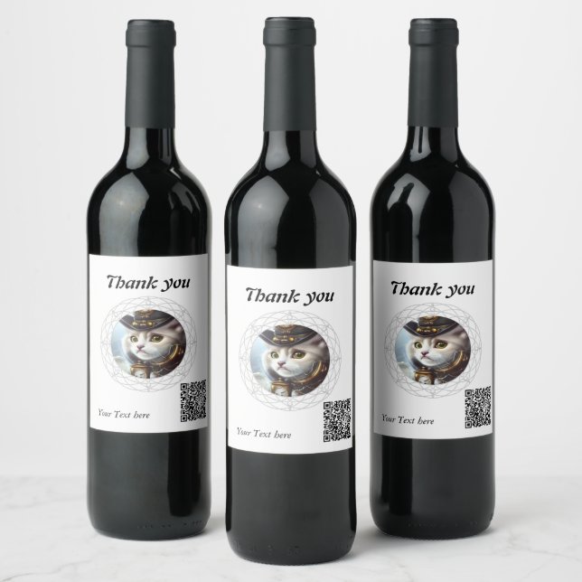 Rótulo De Garrafa De Cerveja Gato de galinha (Garrafas)