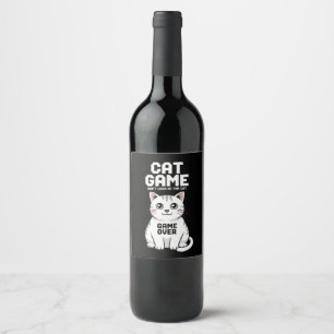 Rótulo De Garrafa De Cerveja Gato De Gato Não Olhe Para O Gato Sobre Engraçado