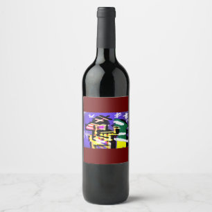 Rótulo De Garrafa De Cerveja Gelo de inverno