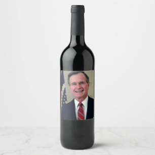 Rótulo De Garrafa De Cerveja George Bush Presidente