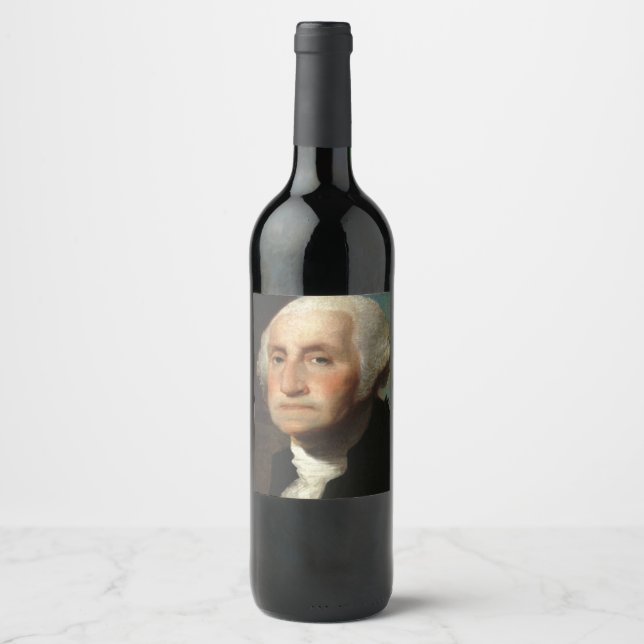 Rótulo De Garrafa De Cerveja George Washington Presidente (Frente)