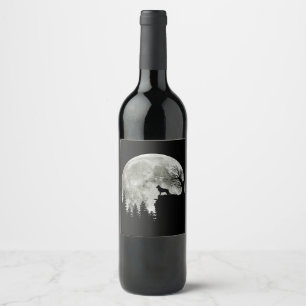 Rótulo De Garrafa De Cerveja German shepherd No Halloween De Montanha
