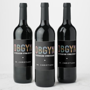 Rótulo De Garrafa De Cerveja Ginecologista Obstetrícia Personalizada