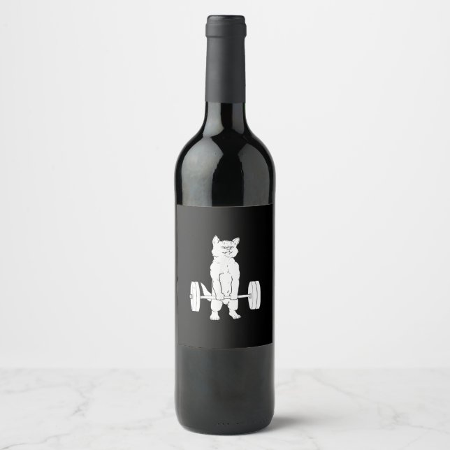 Rótulo De Garrafa De Cerveja Giro E Levantamento De Peso (Frente)