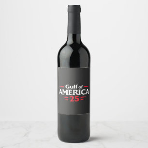 Rótulo De Garrafa De Cerveja Golfo da América Patriótico Americano Trump Bandei