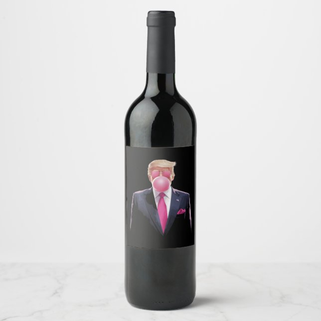 Rótulo De Garrafa De Cerveja Goma-Bola-Trump (Frente)