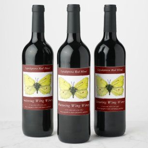 Rótulo De Garrafa De Cerveja Gonepteryx rhamni - A Borboleta Brimstone Comum