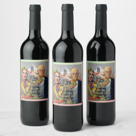 RÓTULO DE GARRAFA DE CERVEJA GÔTICO AMERICANO REVISITADO
