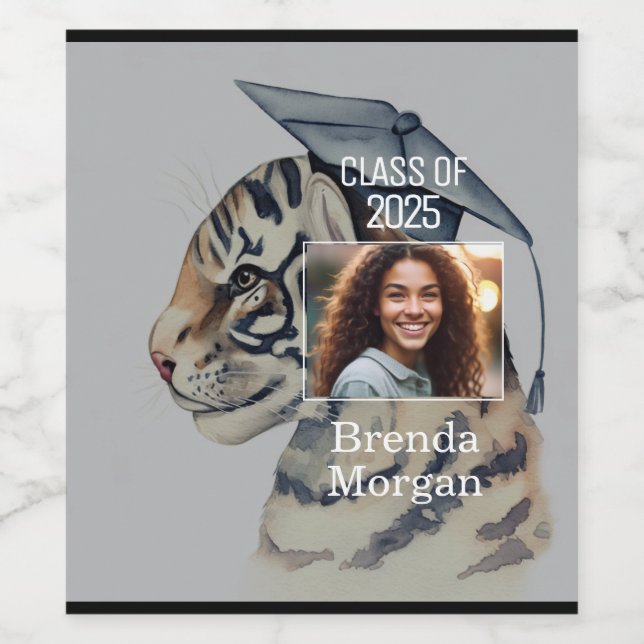 Rótulo De Garrafa De Cerveja Graduação Única (Rótulo Único)